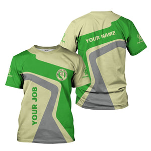 Railspirit Personalized Virginia & Truckee Railroad T-Shirt Unique Design with Custom Job Position Train Shirt