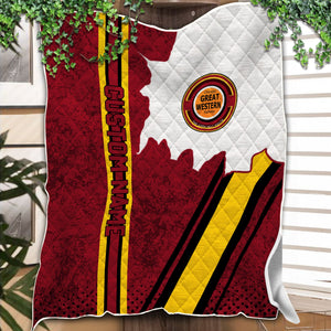 Railspirit Personalized Chicago Great Western Railroad Premium Quilts Vintage All Over Printed Premium Quilts