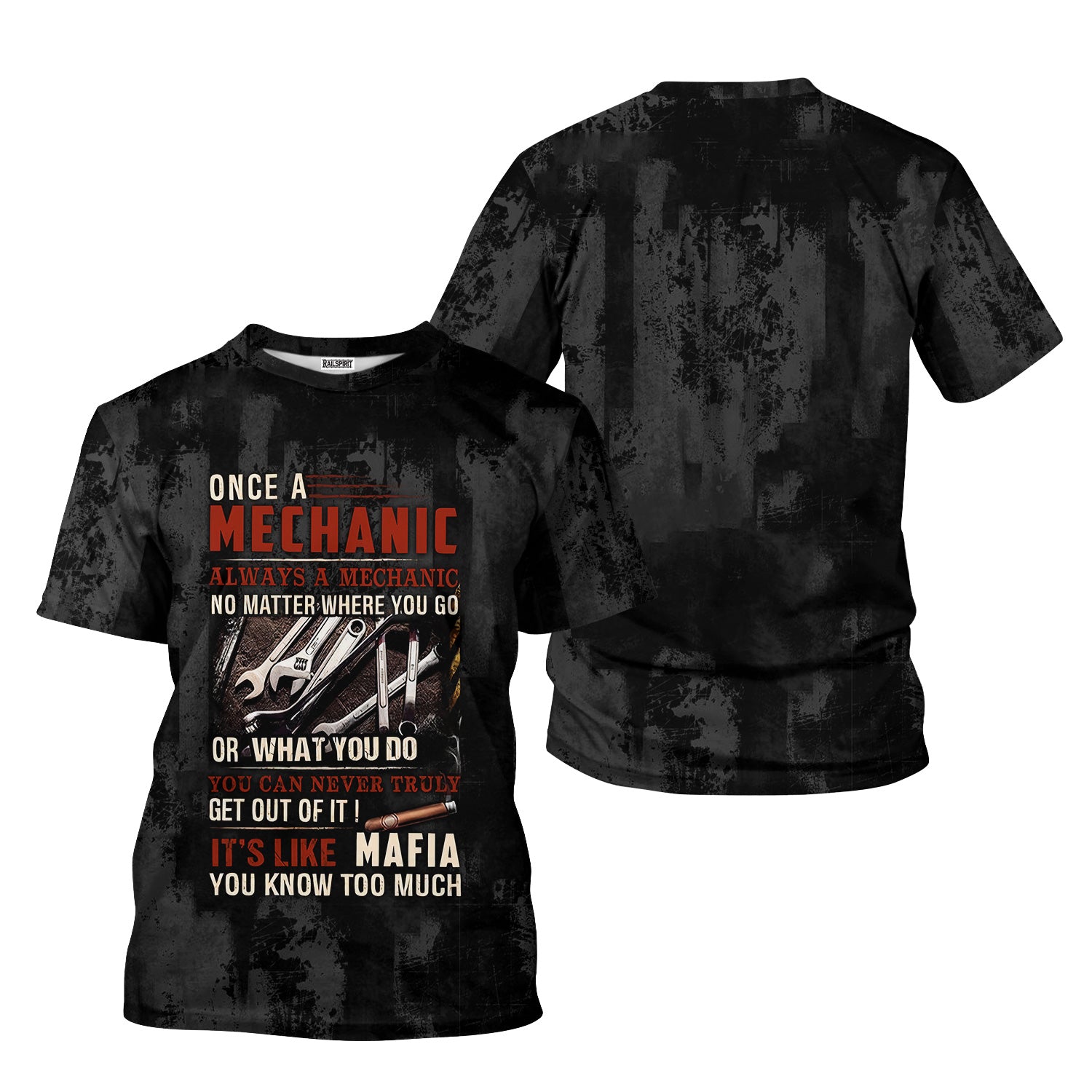 Mechanic Shirt Funny Quote, Once A Mechanic Always A Mechanic, Gift for Mechanic Lovers, Work, Garage, Car Enthusiasts, Automotive Shirt