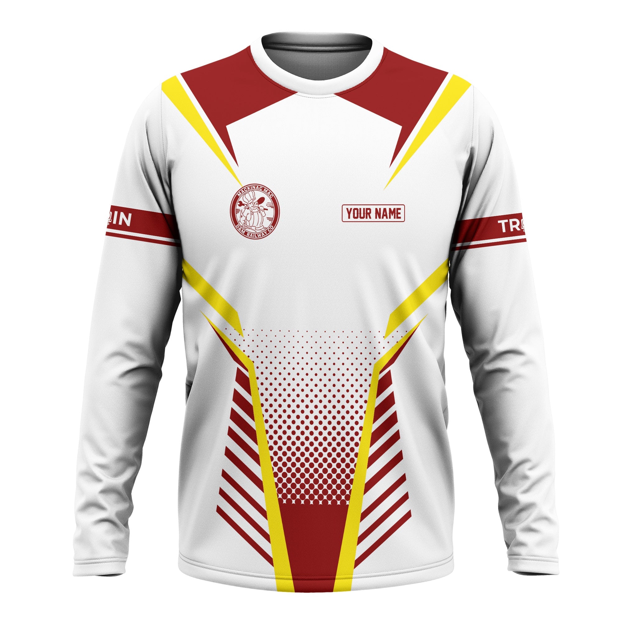 Railspirit Personalized Detroit & Mackinac Railroad Long Sleeve Shirt Unisex Train Shirt All Over Print