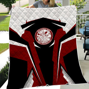 Railspirit Personalized Detroit & Mackinac Railroad Premium Quilts Strong Line Train Premium Quilts Gift Idea For Train Lover