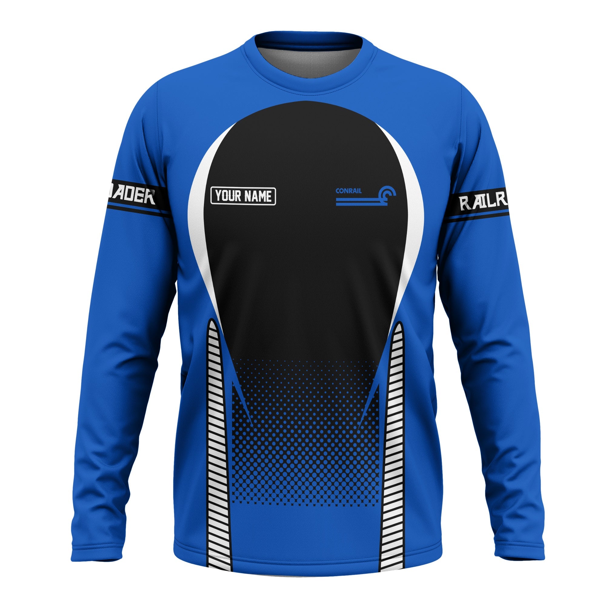 Railspirit Personalized Conrail Railroad Long Sleeve Shirt Stress Is Caused By Not Having Enough Trains Shirt