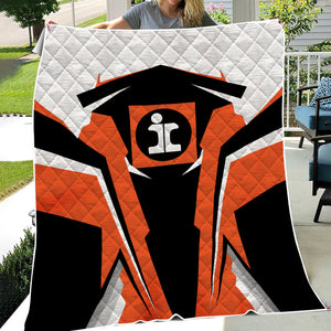 Railspirit Personalized Illinois Central Railroad Premium Quilts Strong Line Train Premium Quilts Gift Idea For Train Lover