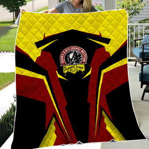 Railspirit Personalized Denver and Rio Grande Western Railroad Premium Quilts Strong Line Train Premium Quilts Gift Idea For Train Lover