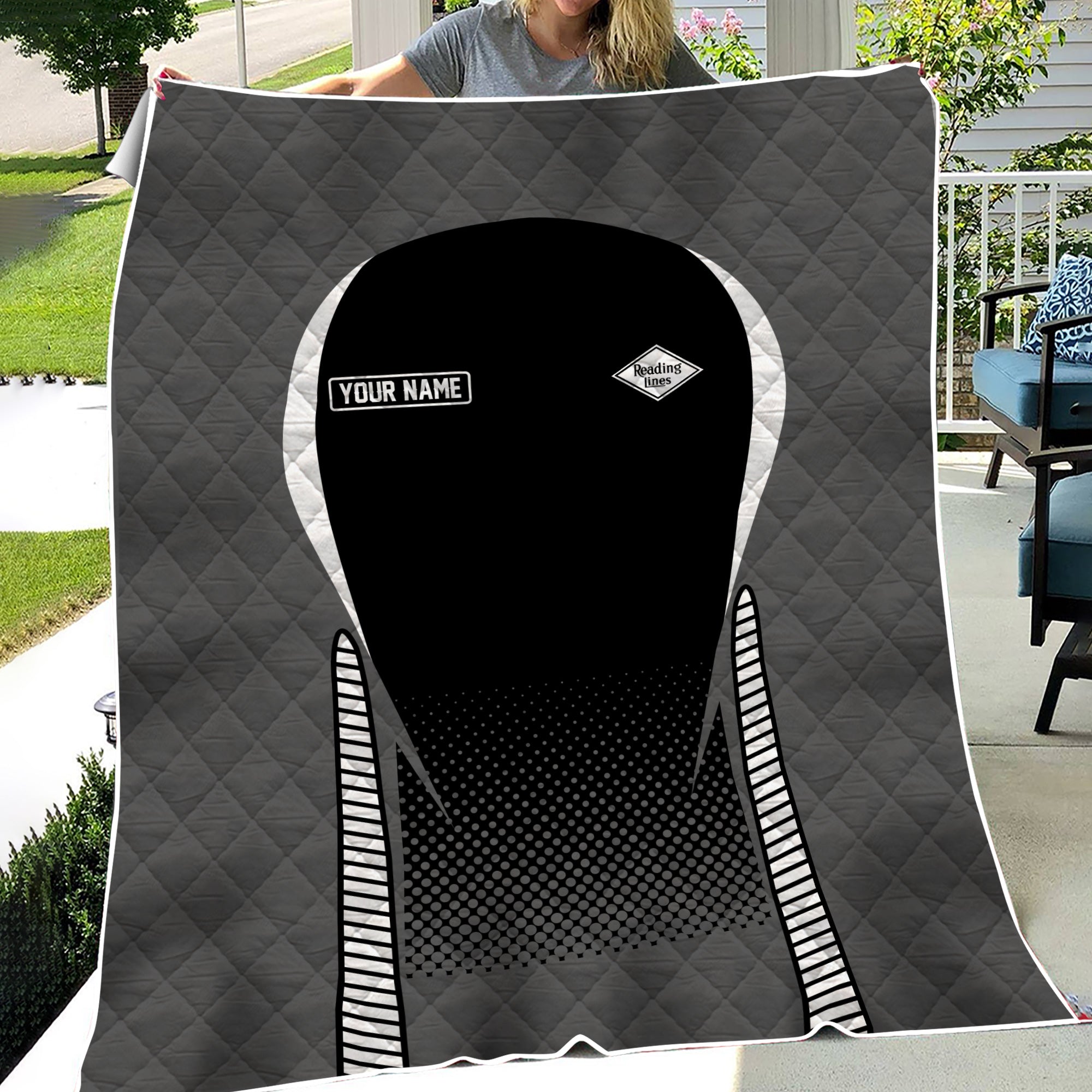 Railspirit Personalized Reading Railroad Premium Quilts Train Premium Quilts Gift Idea For Train Lover