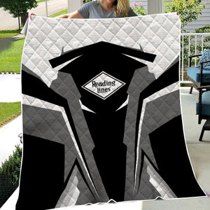 Railspirit Personalized Reading Railroad Premium Quilts Strong Line Train Premium Quilts Gift Idea For Train Lover