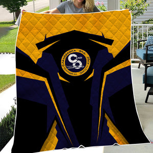 Railspirit Personalized Chesapeake and Ohio Railway Premium Quilts C&O Strong Line Train Premium Quilts Gift Idea For Train Lover