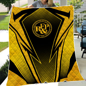 Railspirit Richmond, Fredericksburg And Potomac Railroad Premium Quilts Lightning Graphic Style Premium Quilts Gift Idea For Train Lover