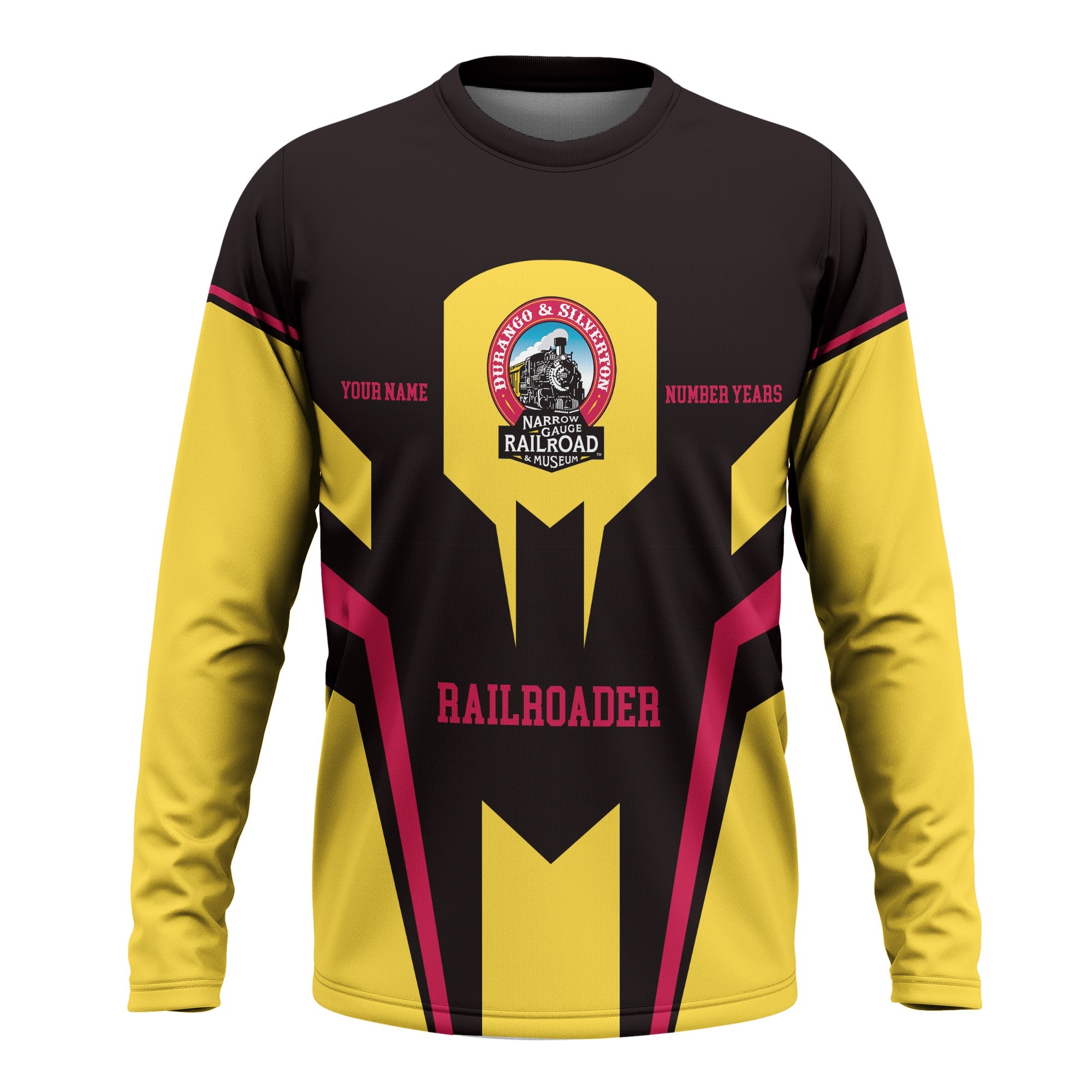 Railspirit Personalized Durango And Silverton Narrow Gauge Railroad Long Sleeve Shirt Custom Year Railroader Shirt