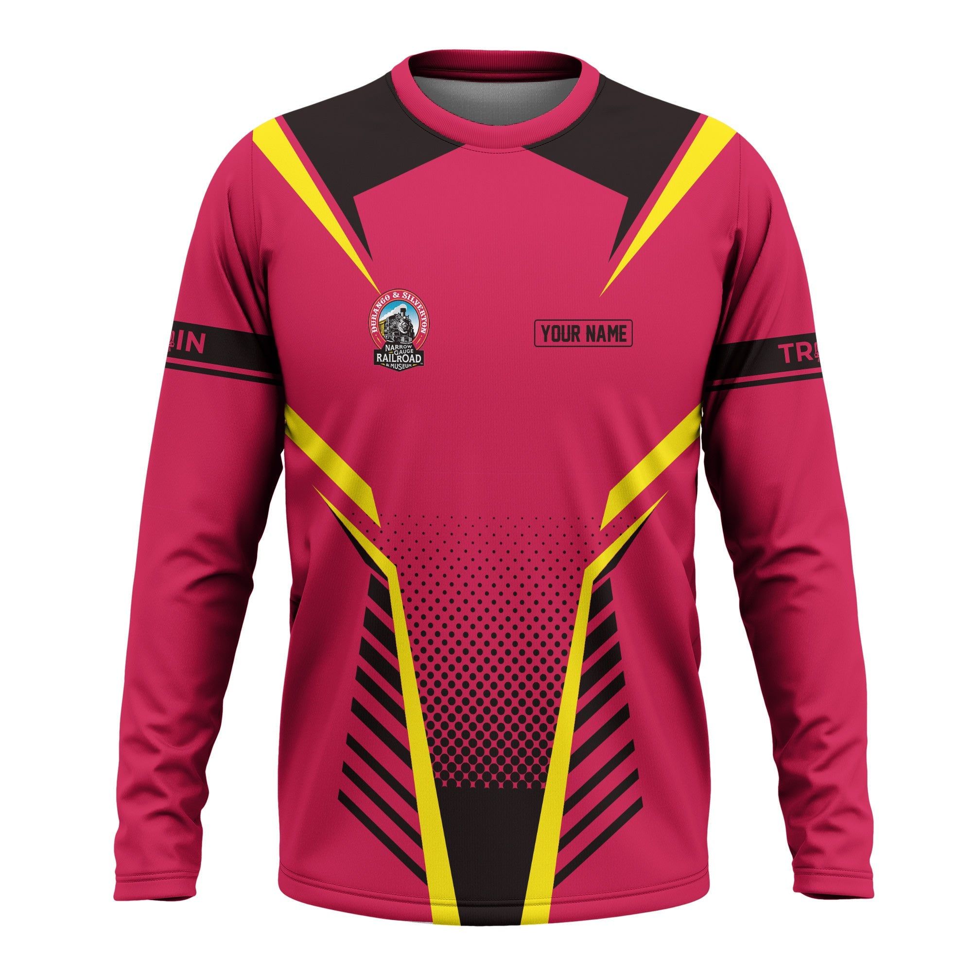 Railspirit Personalized Durango And Silverton Narrow Gauge Railroad Long Sleeve Shirt Unisex Train Shirt All Over Print