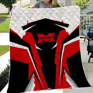 Railspirit Personalized Monongahela Railroad Premium Quilts Strong Line Train Premium Quilts Gift Idea For Train Lover