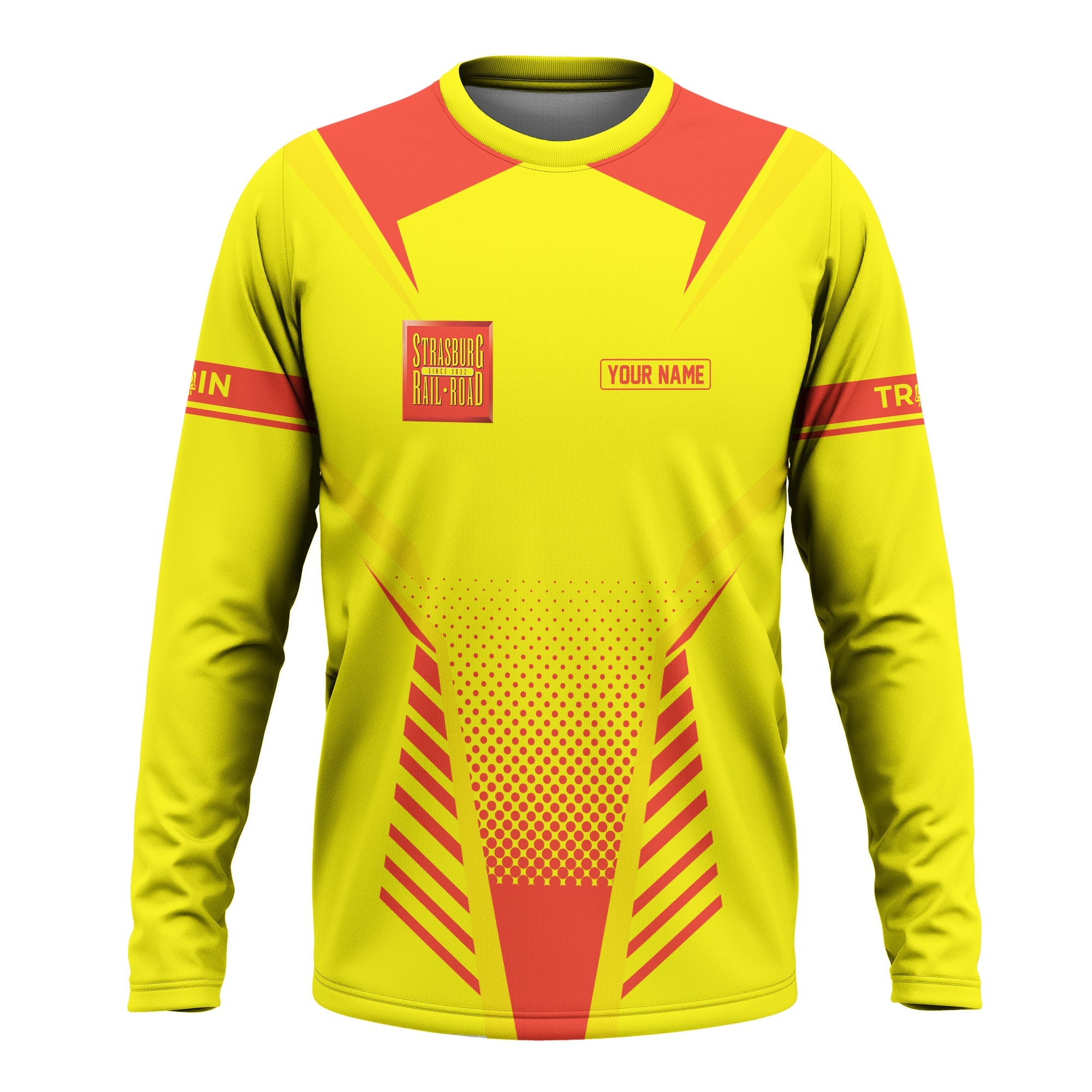 Railspirit Personalized Strasburg Railroad Long Sleeve Shirt Unisex Train Shirt All Over Print