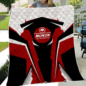 Railspirit Personalized Monon Railroad Premium Quilts Strong Line Train Premium Quilts Gift Idea For Train Lover