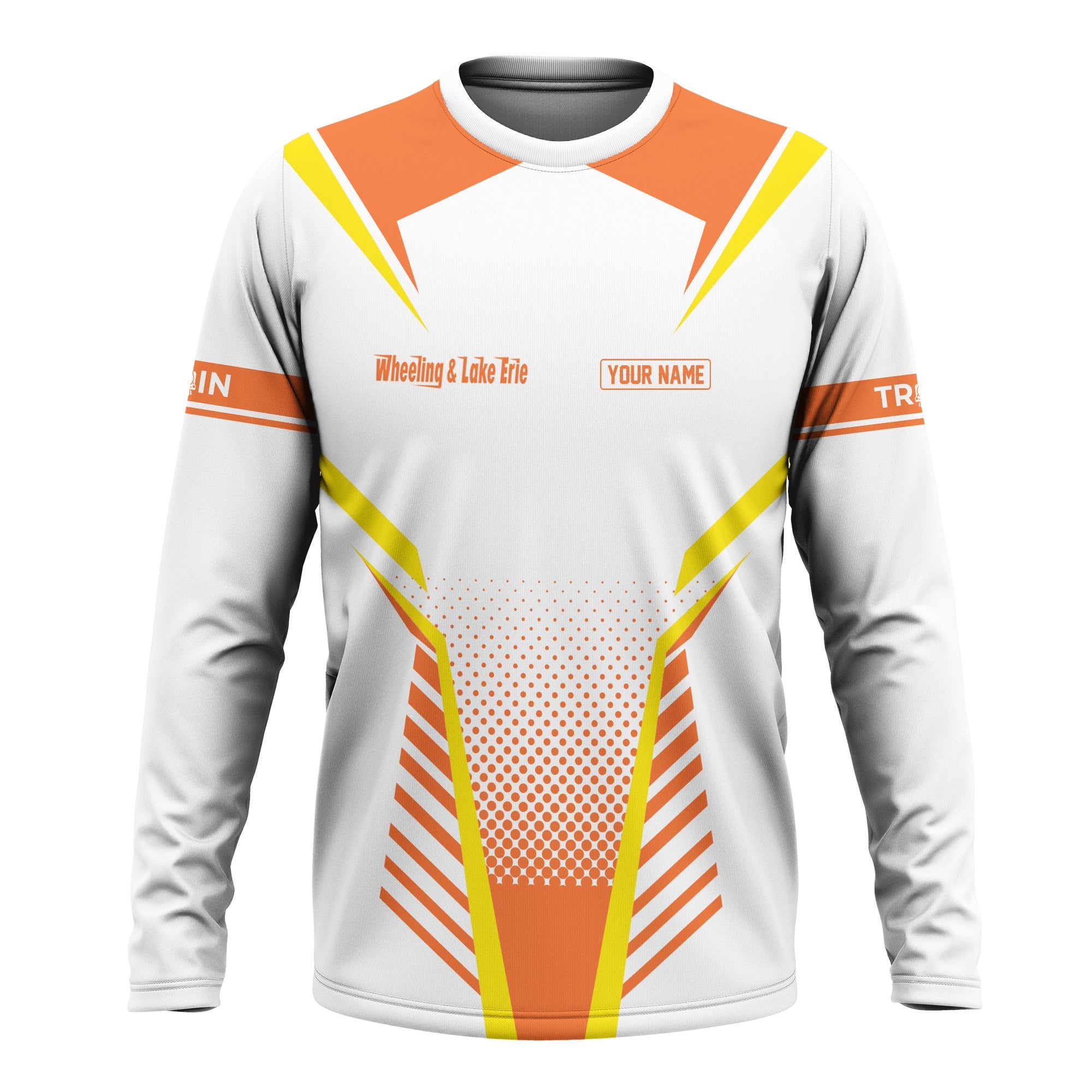 Railspirit Personalized Wheeling And Lake Erie Railroad Long Sleeve Shirt Unisex Train Shirt All Over Print