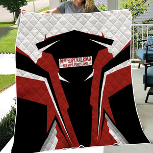 Railspirit Personalized New Hope Railroad Premium Quilts Strong Line Train Premium Quilts Gift Idea For Train Lover