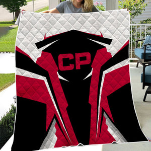 Railspirit Personalized Canadian Pacific Railroad Premium Quilts Strong Line Train Premium Quilts Gift Idea For Train Lover