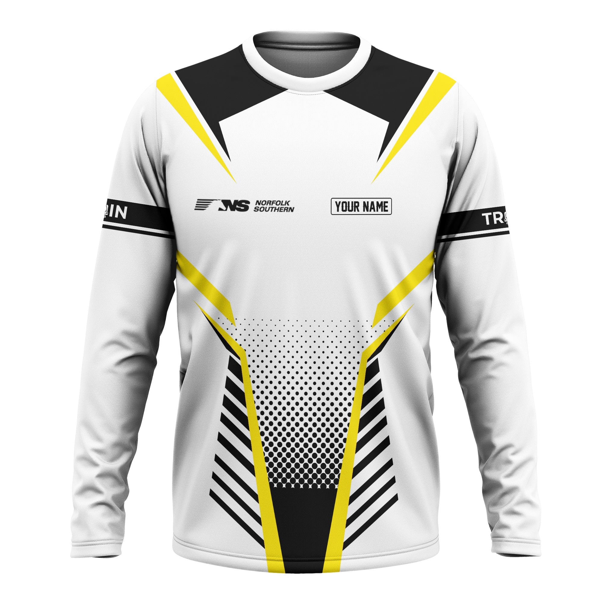 Railspirit Personalized Norfolk Southern Railway Long Sleeve Shirt Unisex Train Shirt All Over Print