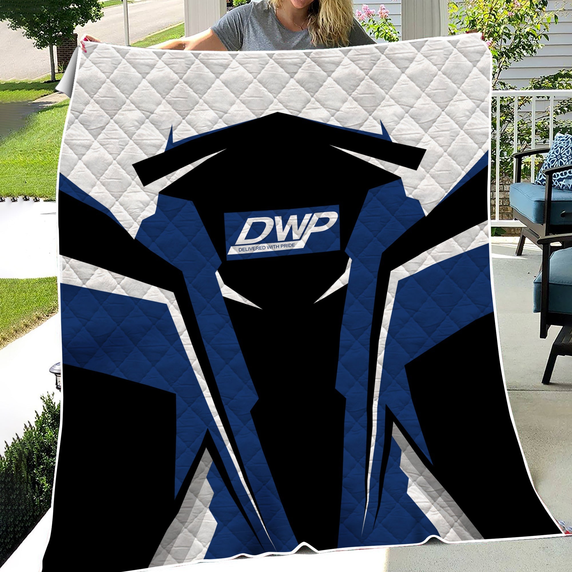 Railspirit Personalized Duluth, Winnipeg and Pacific Railway Premium Quilts Strong Line Train Premium Quilts Gift Idea For Train Lover