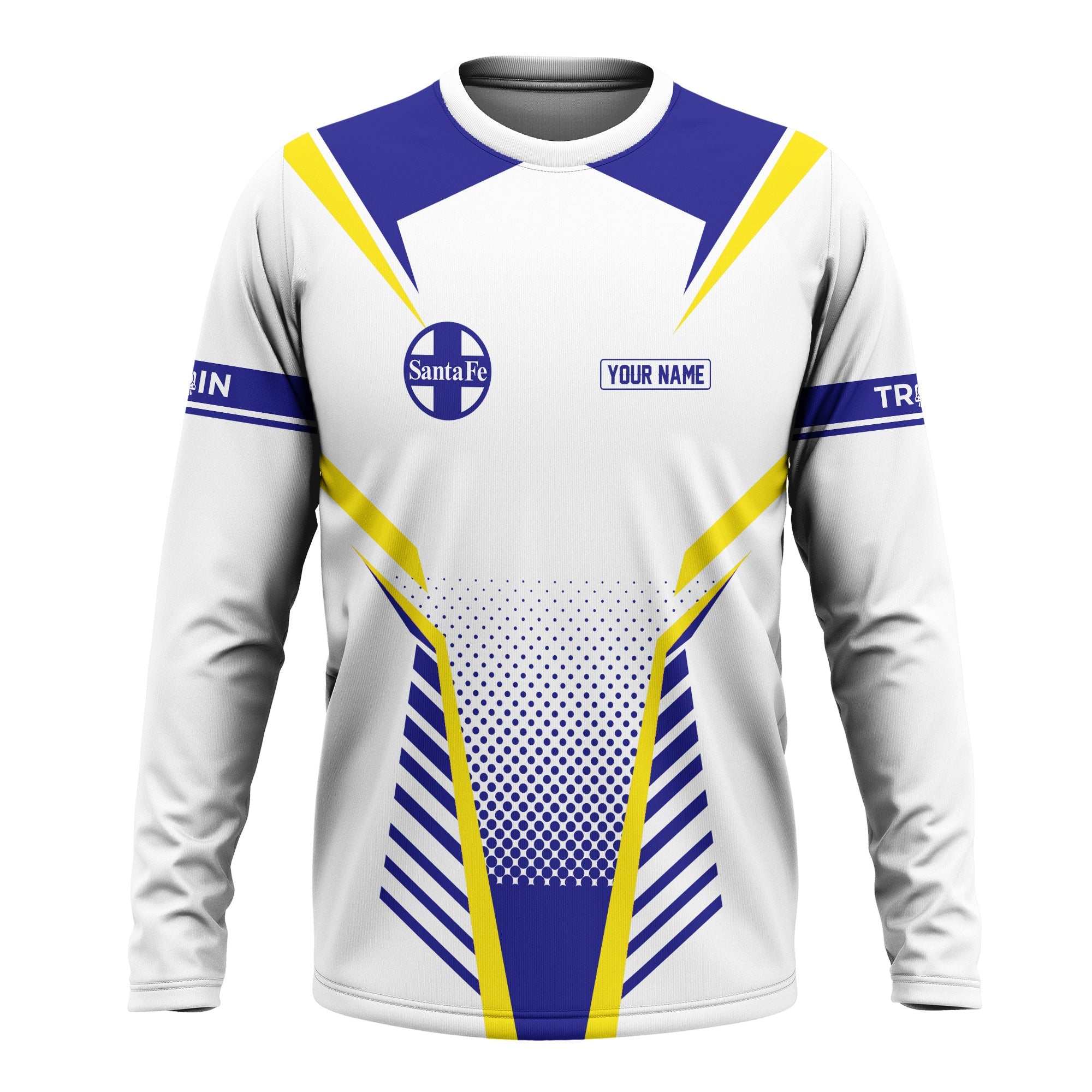 Railspirit Personalized Santa Fe Railway Long Sleeve Shirt Unisex Atchison, Topeka and Santa Fe Railway Train Shirt All Over Print