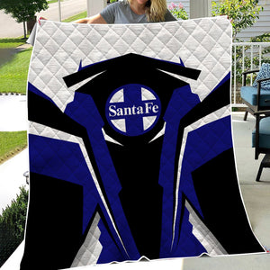 Railspirit Personalized Santa Fe Railway Premium Quilts Atchison, Topeka and Santa Fe Railway Strong Line Train Premium Quilts Gift Idea For Train Lover