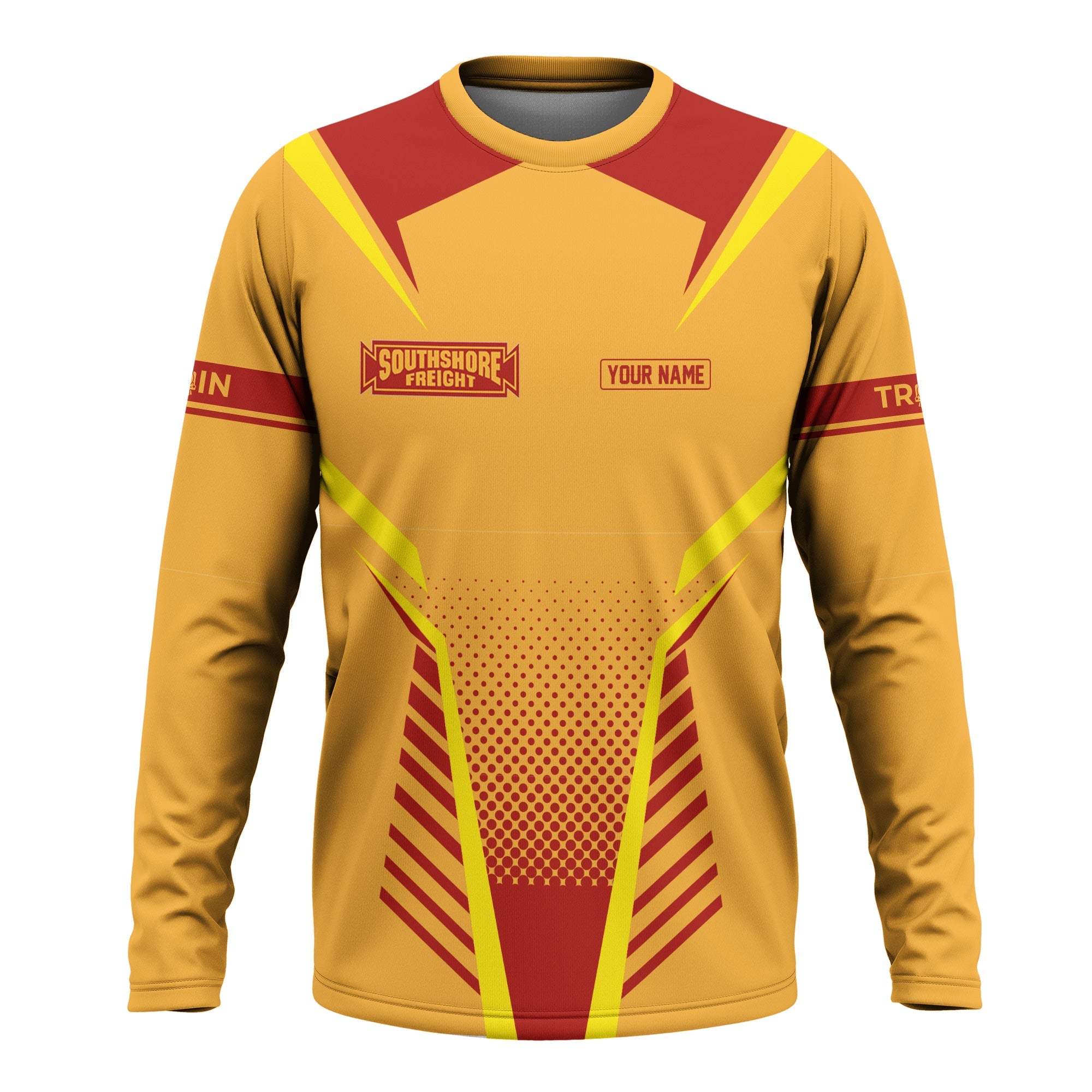 Railspirit Personalized Chicago South Shore and South Bend Railroad Long Sleeve Shirt Unisex Train Shirt All Over Print