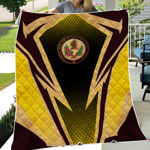 Railspirit London, Midland and Scottish Railway Premium Quilts Lightning Graphic Style Premium Quilts Gift Idea For Train Lover