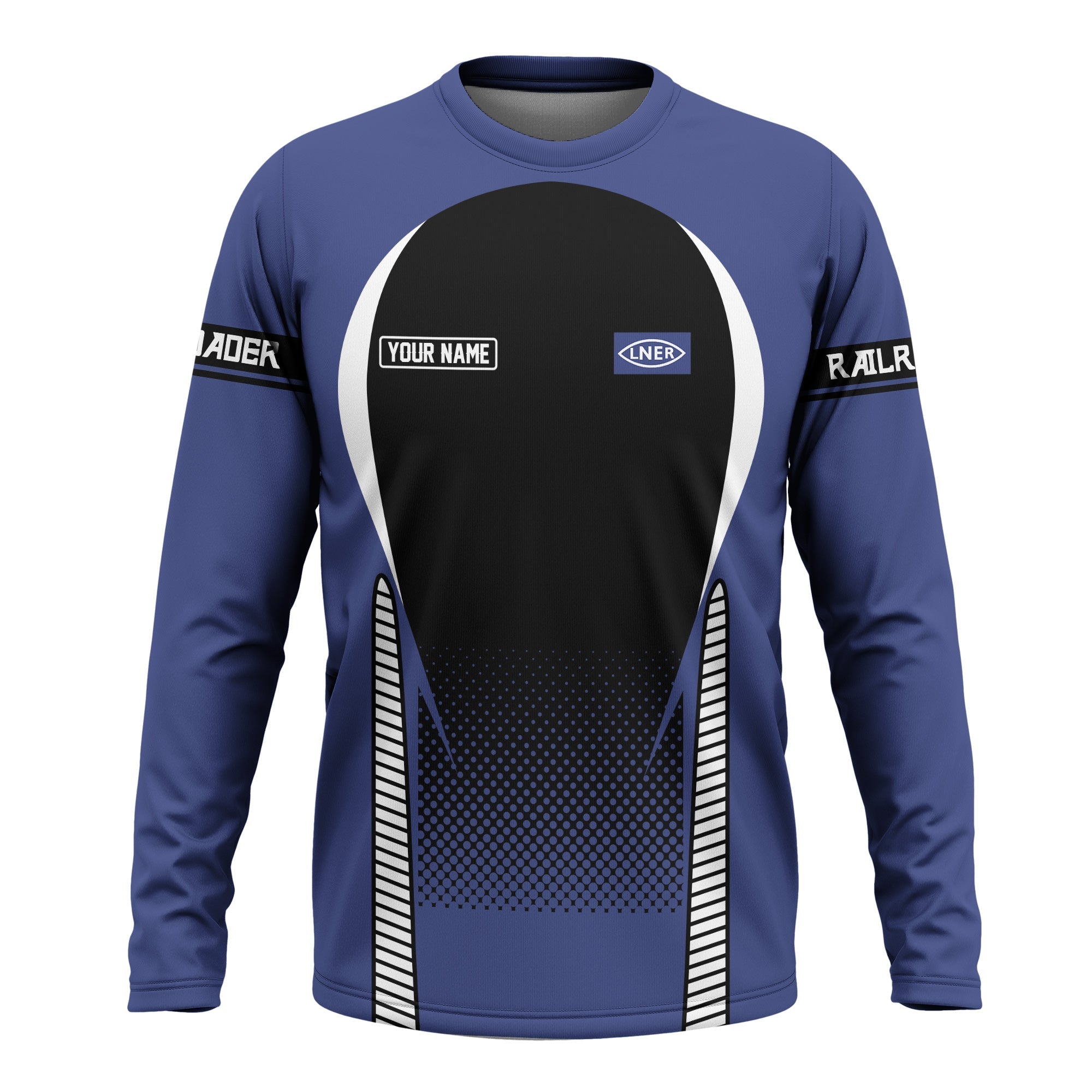 Railspirit Personalized London and North Eastern Railway Long Sleeve Shirt Stress Is Caused By Not Having Enough Trains Shirt