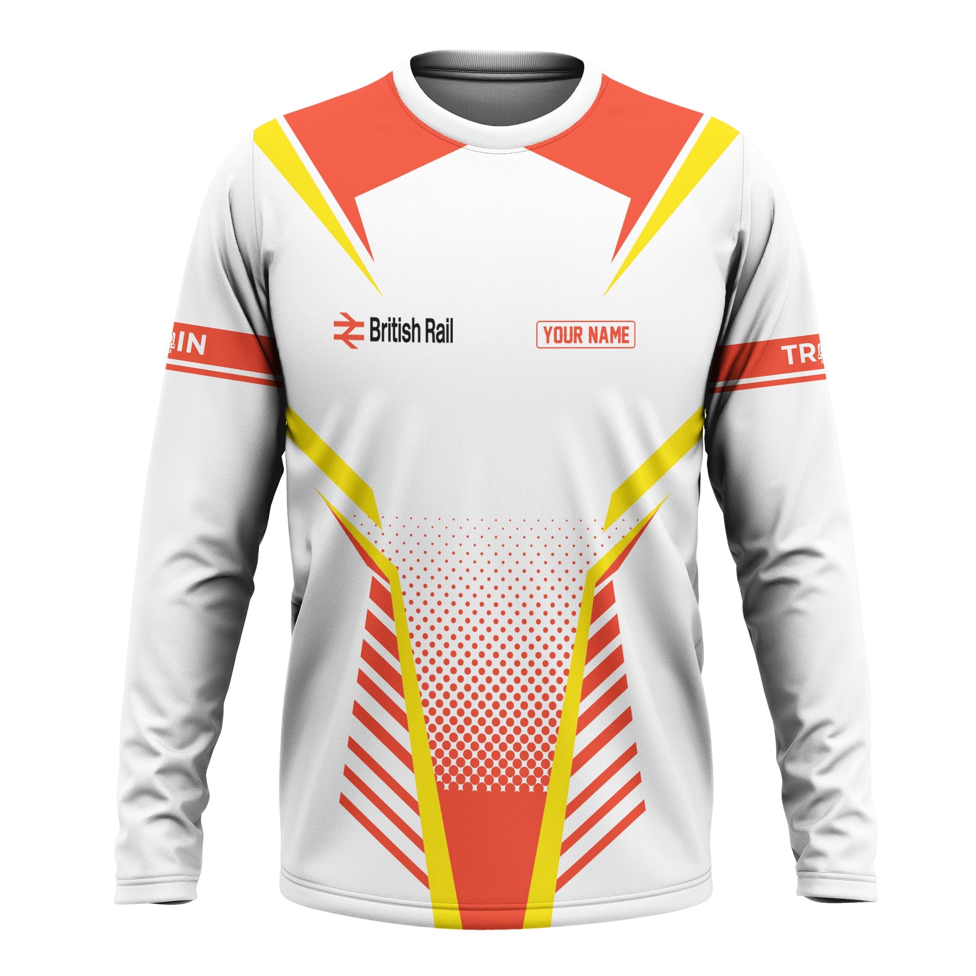 Railspirit Personalized British Railway Long Sleeve Shirt Unisex Train Shirt All Over Print