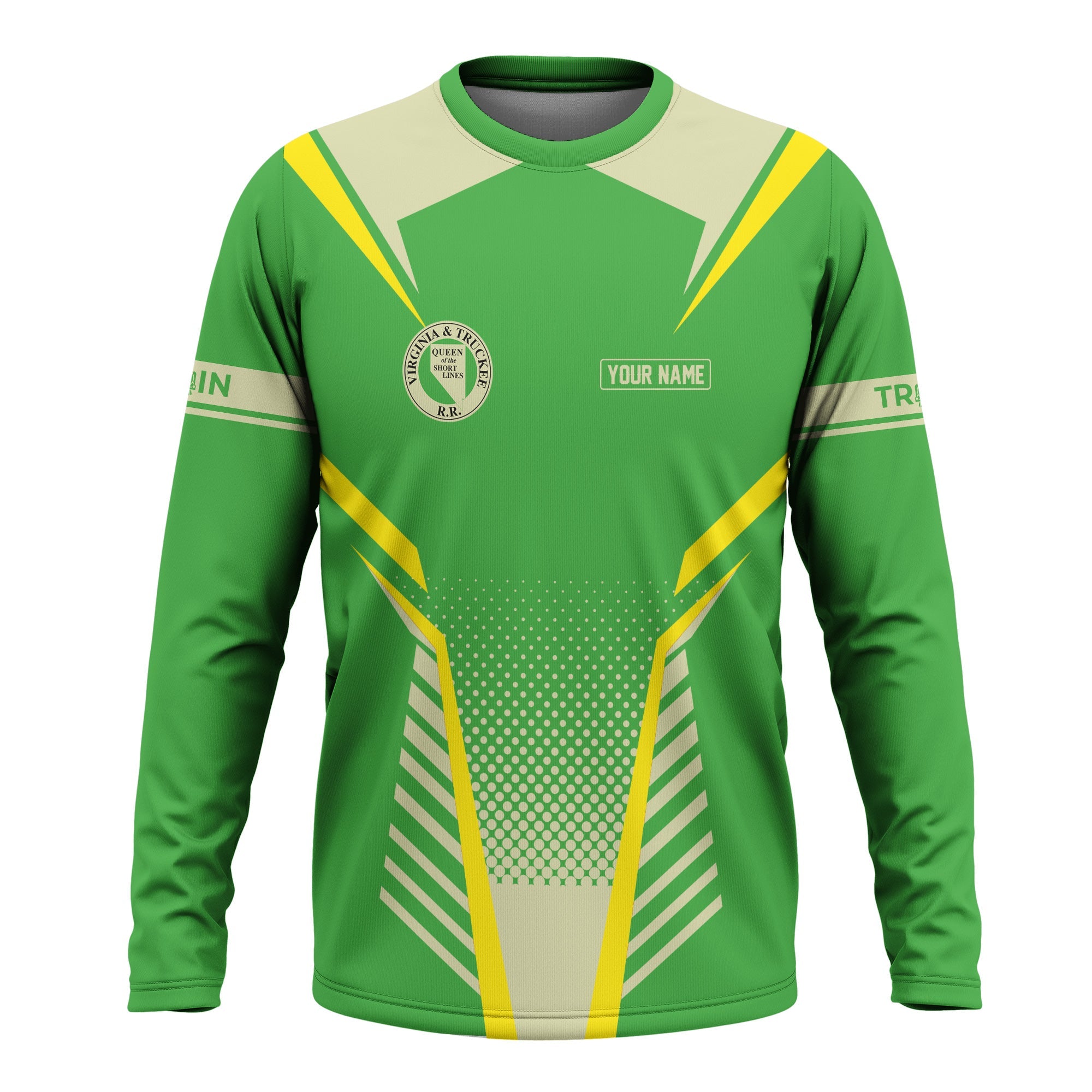 Railspirit Personalized Virginia & Truckee Railroad Long Sleeve Shirt Unisex Train Shirt All Over Print