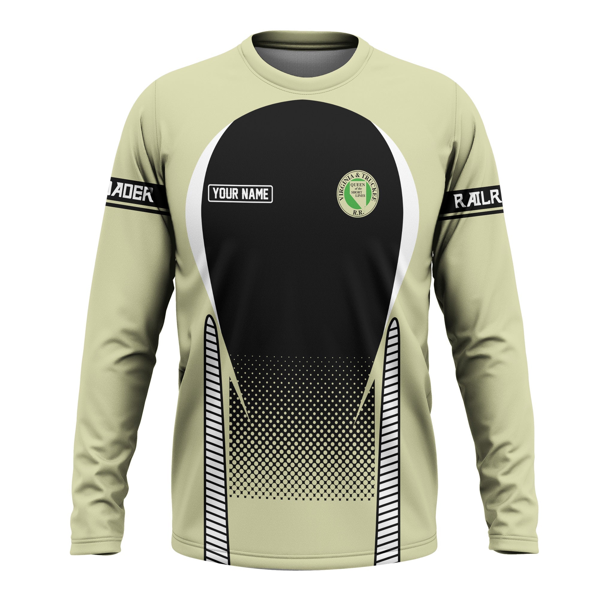 Railspirit Personalized Virginia & Truckee Railroad Long Sleeve Shirt Stress Is Caused By Not Having Enough Trains Shirt