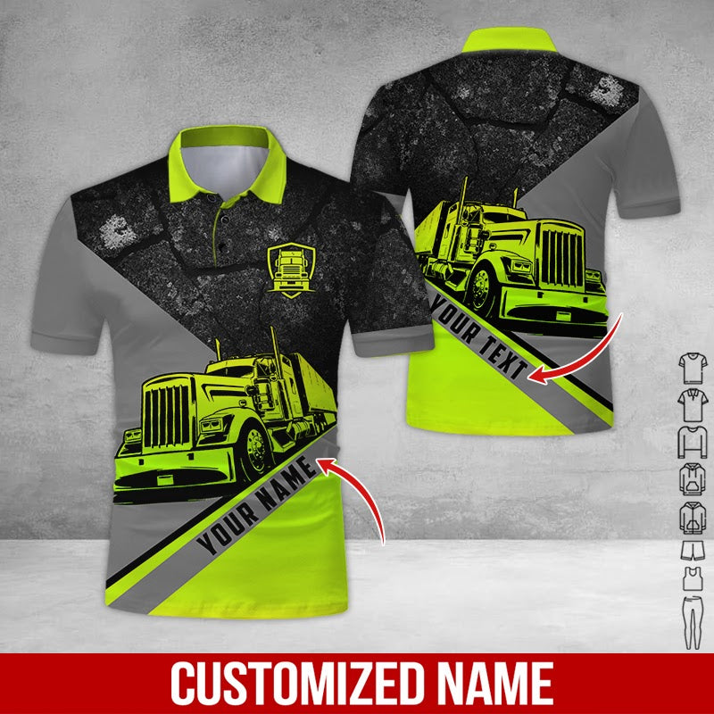Customized Name Proud Truck Driver Uniform, Personalized Gear for Drivers