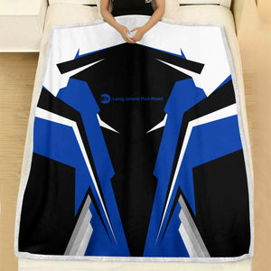 Railspirit Personalized Long Island Railroad Blanket Strong Line Train Blanket Gift Idea For Train Lover