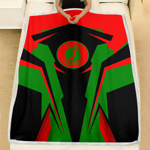 Railspirit Personalized Elgin Joliet And Eastern Railroad Blanket Strong Line Train Blanket Gift Idea For Train Lover