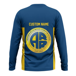 Railspirit Custom Name Alaska Railroad Long Sleeve Shirt Yes I Need All Those Train Printed Shirt