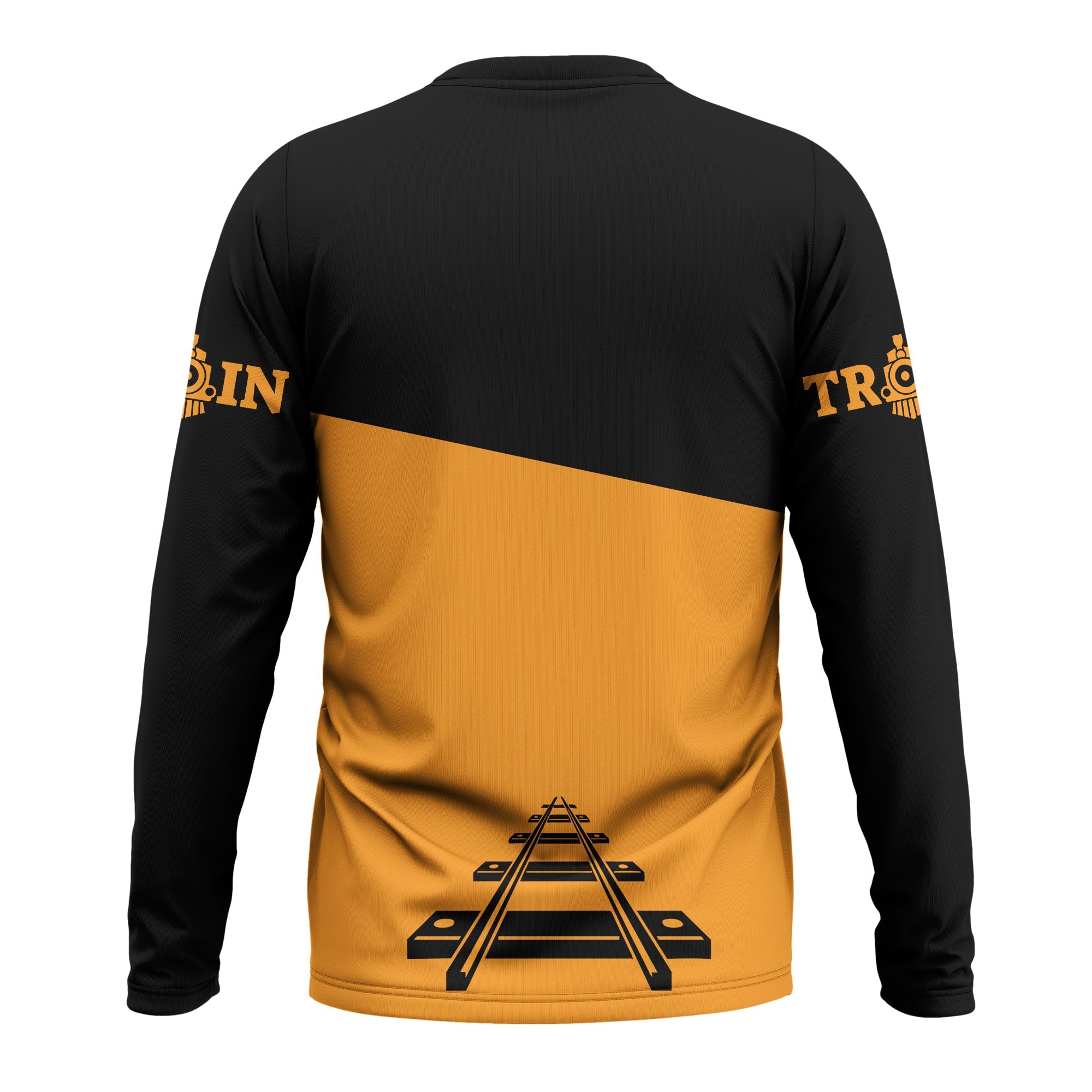 Railspirit Custom Name Genesee & Wyoming Inc. Railroad Long Sleeve Shirt One Track Mind Printed Shirt