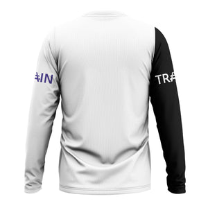 Railspirit Custom Name Southern Pacific Railroad Long Sleeve Shirt Railroad Crossing Sign Printed Train Shirt