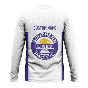 Railspirit Custom Name Southern Pacific Railroad Long Sleeve Shirt Yes I Need All Those Train Printed Shirt