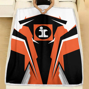 Railspirit Personalized Illinois Central Railroad Blanket Strong Line Train Blanket Gift Idea For Train Lover