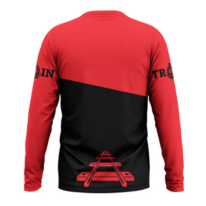 Railspirit Custom Name Chicago, Milwaukee, St. Paul and Pacific Railroad Long Sleeve Shirt One Track Mind Milwaukee Road Printed Shirt