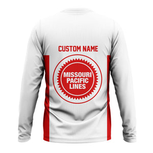 Railspirit Custom Name Missouri Pacific Railroad Long Sleeve Shirt Yes I Need All Those Train Printed Shirt