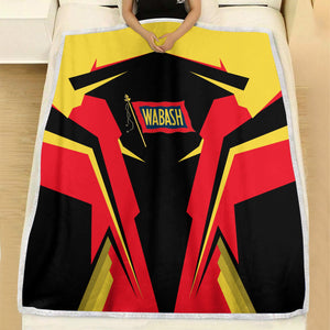 Railspirit Personalized Wabash Railroad Blanket Strong Line Train Blanket Gift Idea For Train Lover