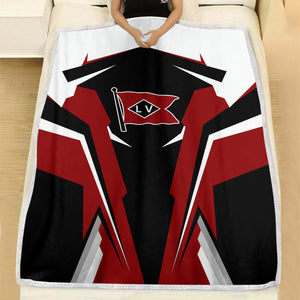 Railspirit Personalized Lehigh Valley Railroad Blanket Strong Line Train Blanket Gift Idea For Train Lover