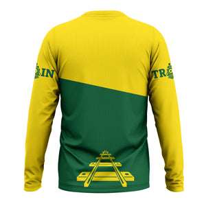 Railspirit Custom Name Maine Central Railroad Long Sleeve Shirt One Track Mind Printed Shirt