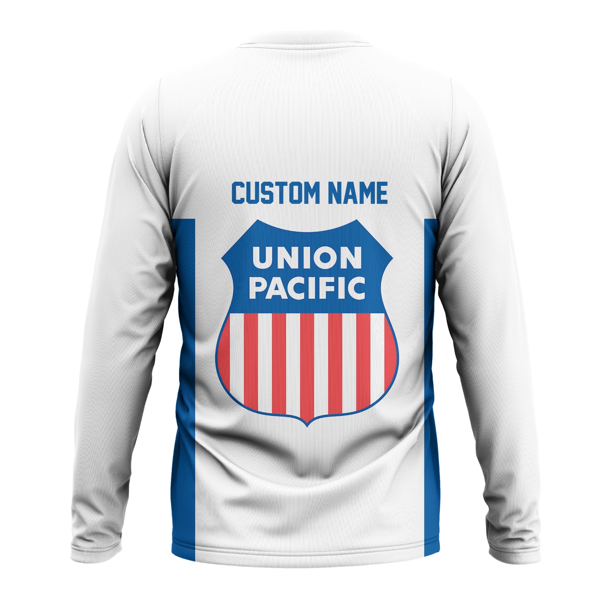 Railspirit Custom Name Union Pacific Railroad Long Sleeve Shirt Yes I Need All Those Train Big Boy Printed Shirt