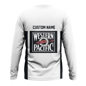 Railspirit Custom Name Western Pacific Railroad Long Sleeve Shirt Yes I Need All Those Train Printed Shirt