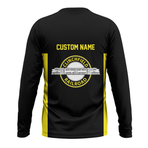 Railspirit Custom Name Clinchfield Railroad Long Sleeve Shirt Yes I Need All Those Train Printed Shirt