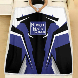 Railspirit Personalized New York, Chicago and St. Louis Railroad Blanket Nickel Plate Road Strong Line Train Blanket Gift Idea For Train Lover