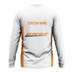 Railspirit Custom Name BNSF Railway Long Sleeve Shirt Yes I Need All Those Train Printed Shirt