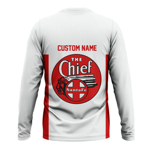 Railspirit Custom Name The Chief Santa Fe Railroad Long Sleeve Shirt Yes I Need All Those Train Printed Shirt