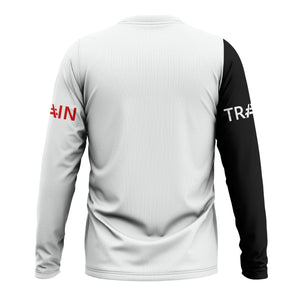 Railspirit Custom Name The Chief Santa Fe Railroad Long Sleeve Shirt Railroad Crossing Sign Printed Train Shirt